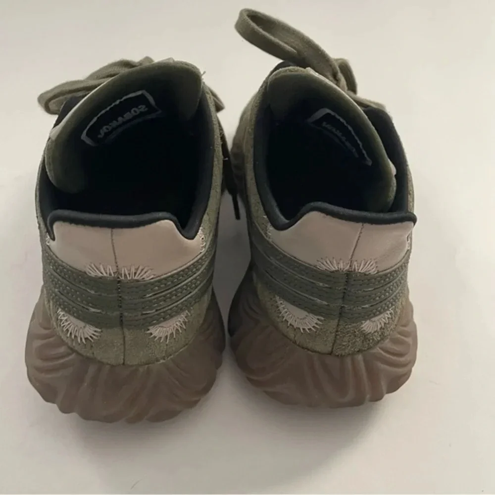 Adidas Unisex Sobakov Suede Sneaker Shoes Green